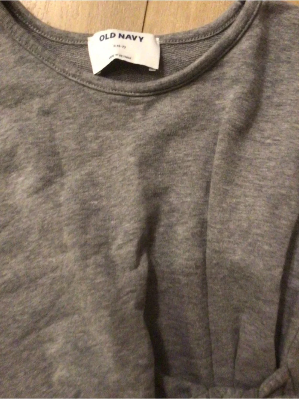 BUNDLE $3/$15  Old Navy Grey Tie-Waist A-Line Knit Dress small 6-7